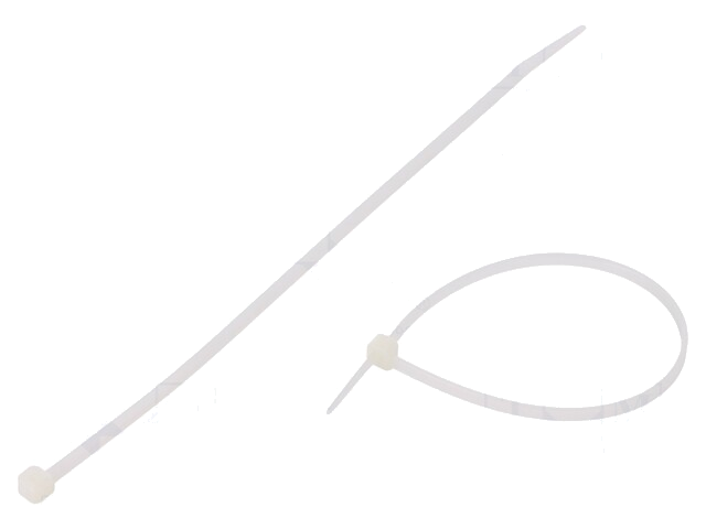 Kabelbinder; L: 203mm; W: 3,6mm; polyamide; 176,5N; natuurlijk Kabelbinder; L: 203mm; W: 3,6mm; polyamide; 176,5N; natuurlijk